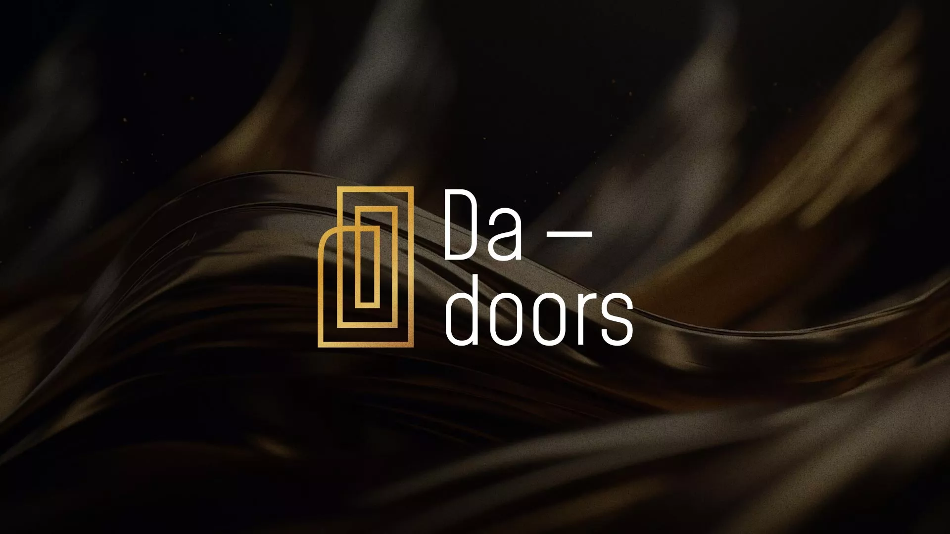 Разработка логотипа для компании «DA-DOORS» в Мезени